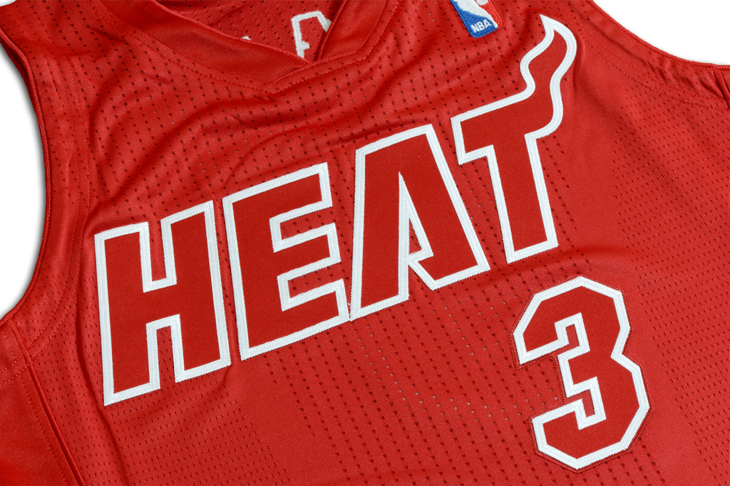 Mitchell & Ness 邁阿密熱火隊 Dwyane Wade 2012 聖誕節 復刻 球員版球衣