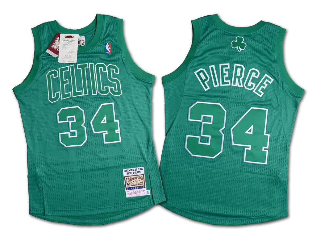 Mitchell & Ness 波士頓塞爾提克隊 Paul Pierce 2012 聖誕節 復刻 球員版球衣