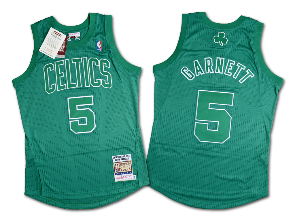 Mitchell & Ness 波士頓塞爾提克隊 Kevin Garnett 2012 聖誕節 復刻 球員版球衣