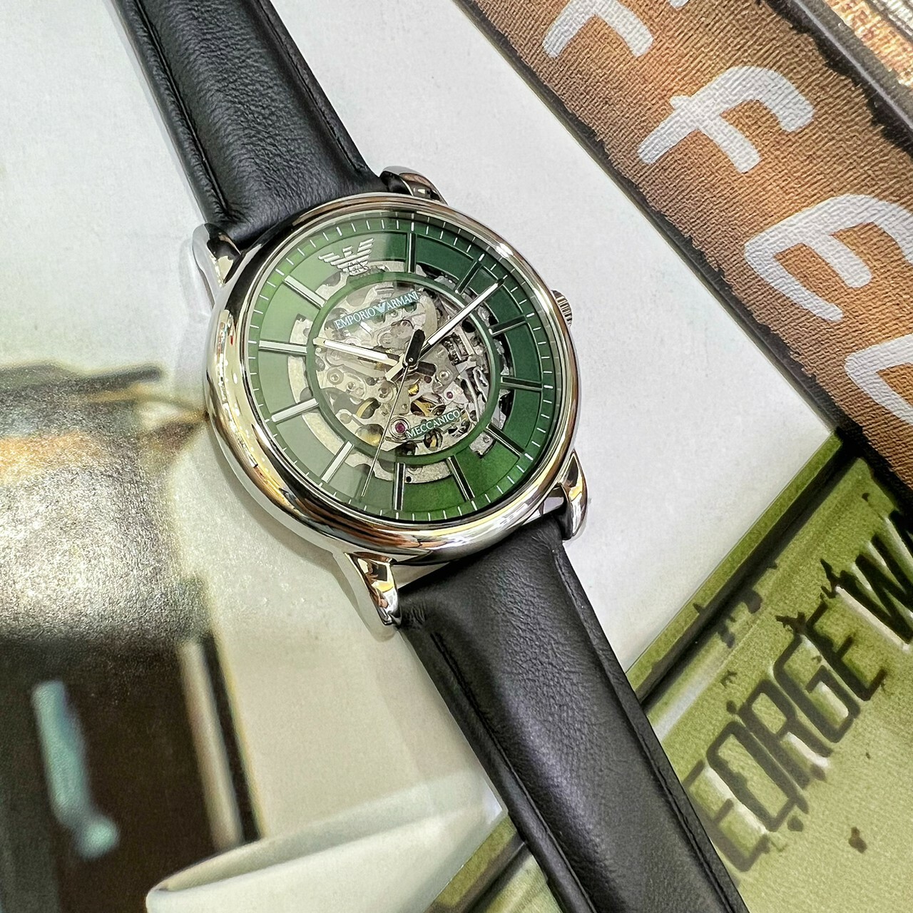 【EMPORIO ARMANI】Meccanico AR60068 43mm Modern Watch