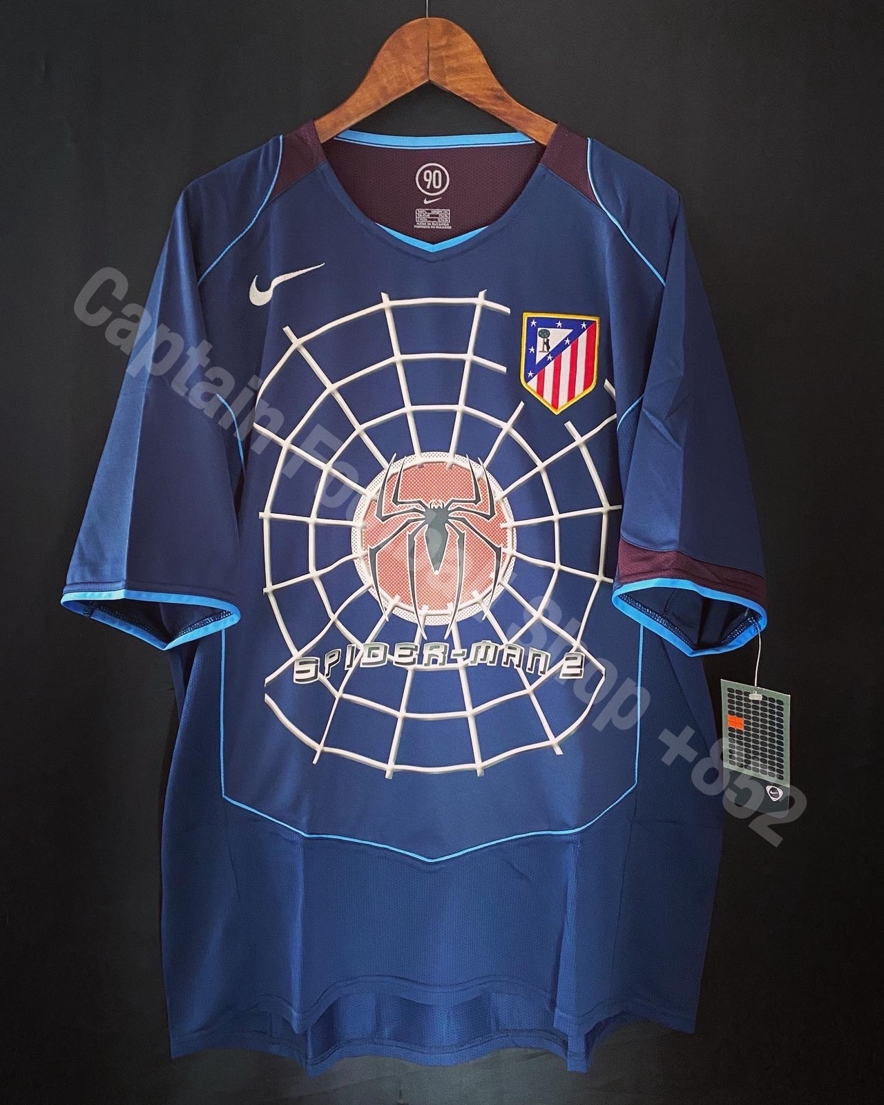 (更衣室版) 馬德里體育會 2004-2005 Nike 作客更衣室球員版球衣