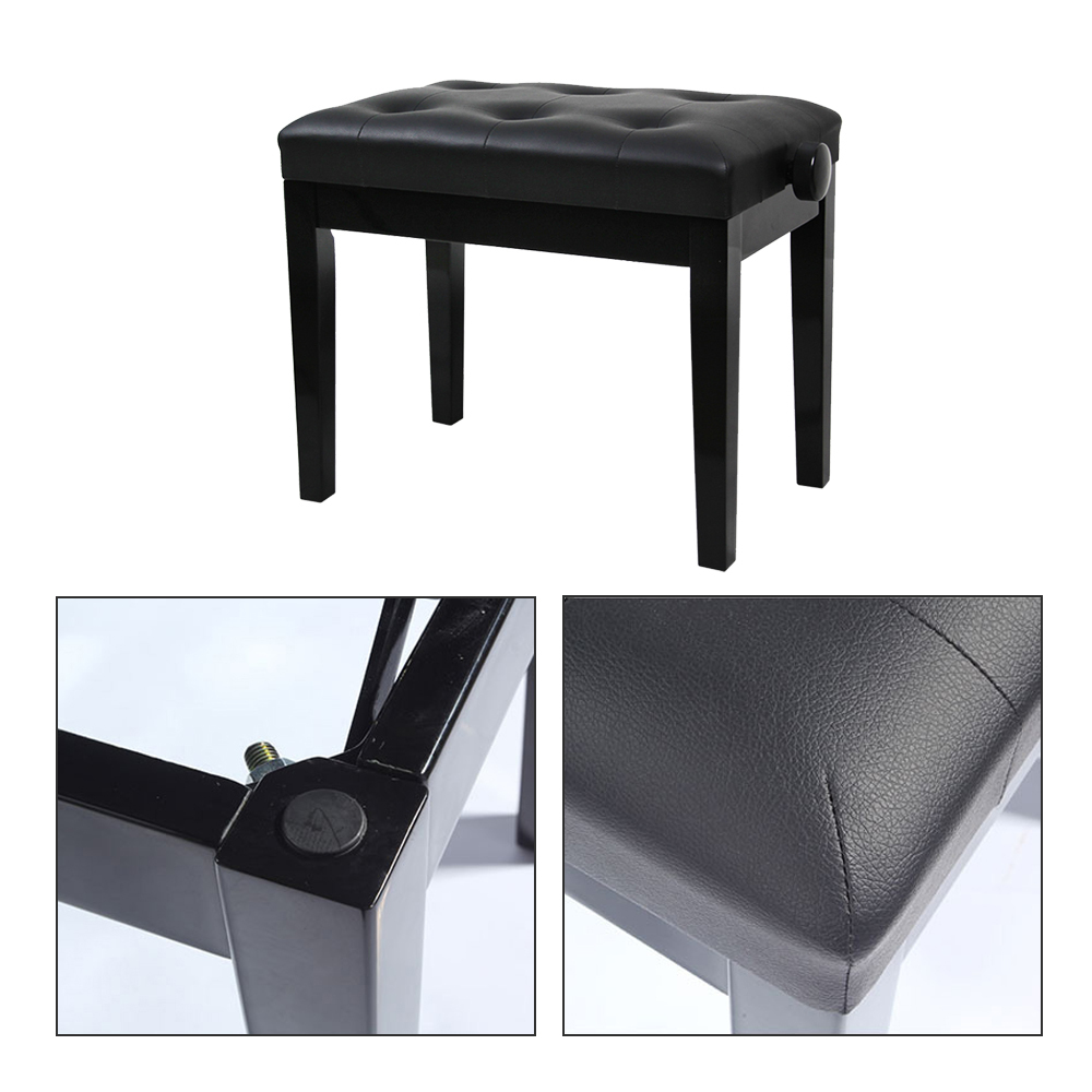 HANLIN- P-E0086C 手動 機械 鋼琴升降椅 黑色 咖啡色 白色 六釦