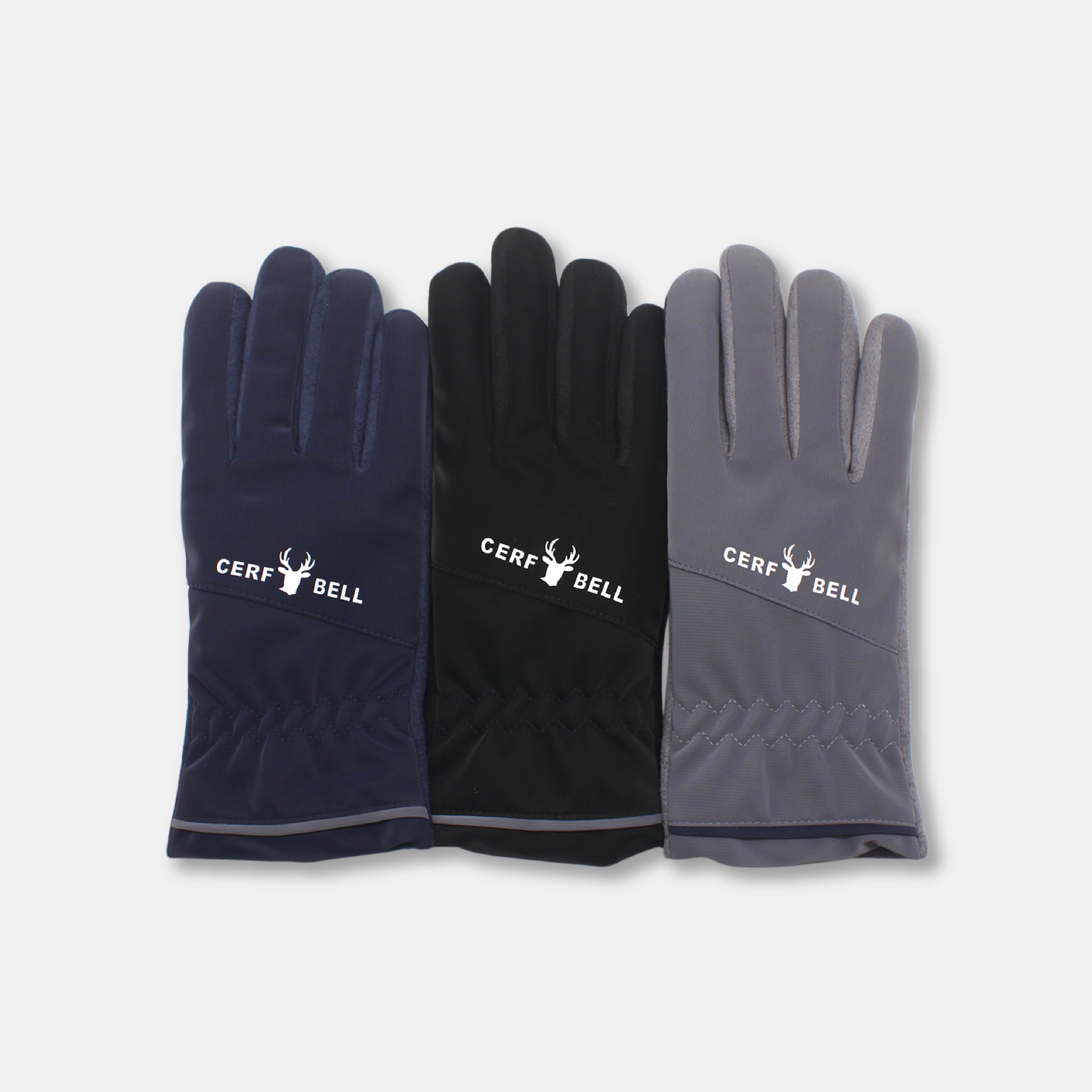 【肌暖】反光麂皮防風觸控手套丨7DG0019