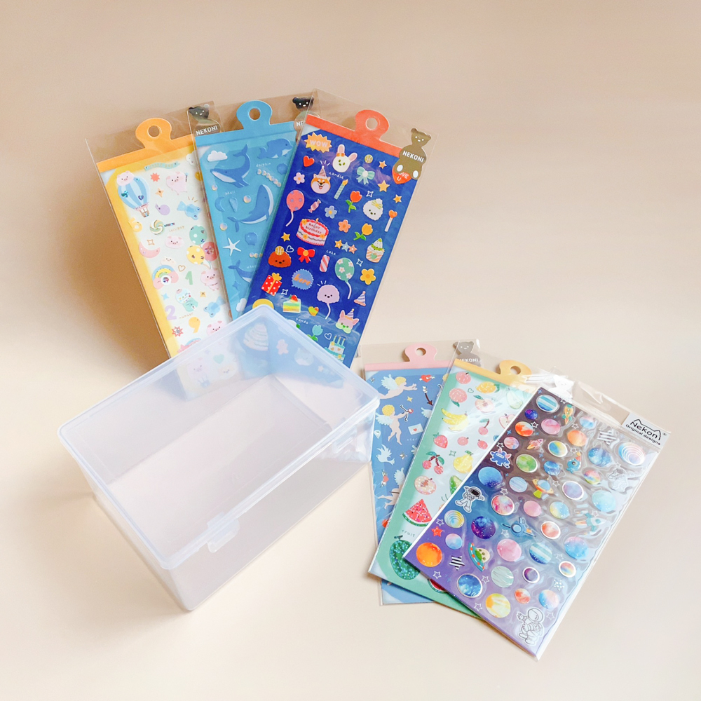 面膜收納盒+6款貼紙