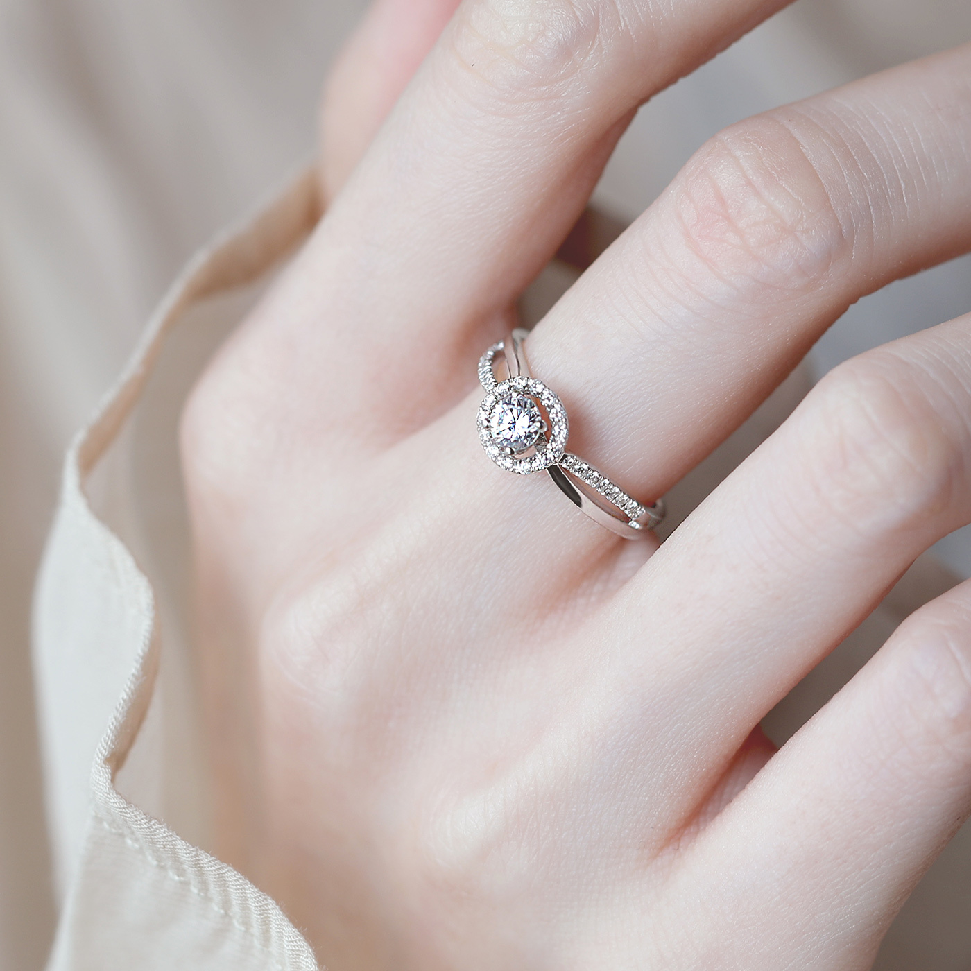 流轉月光 — GIA30分鑽石戒指