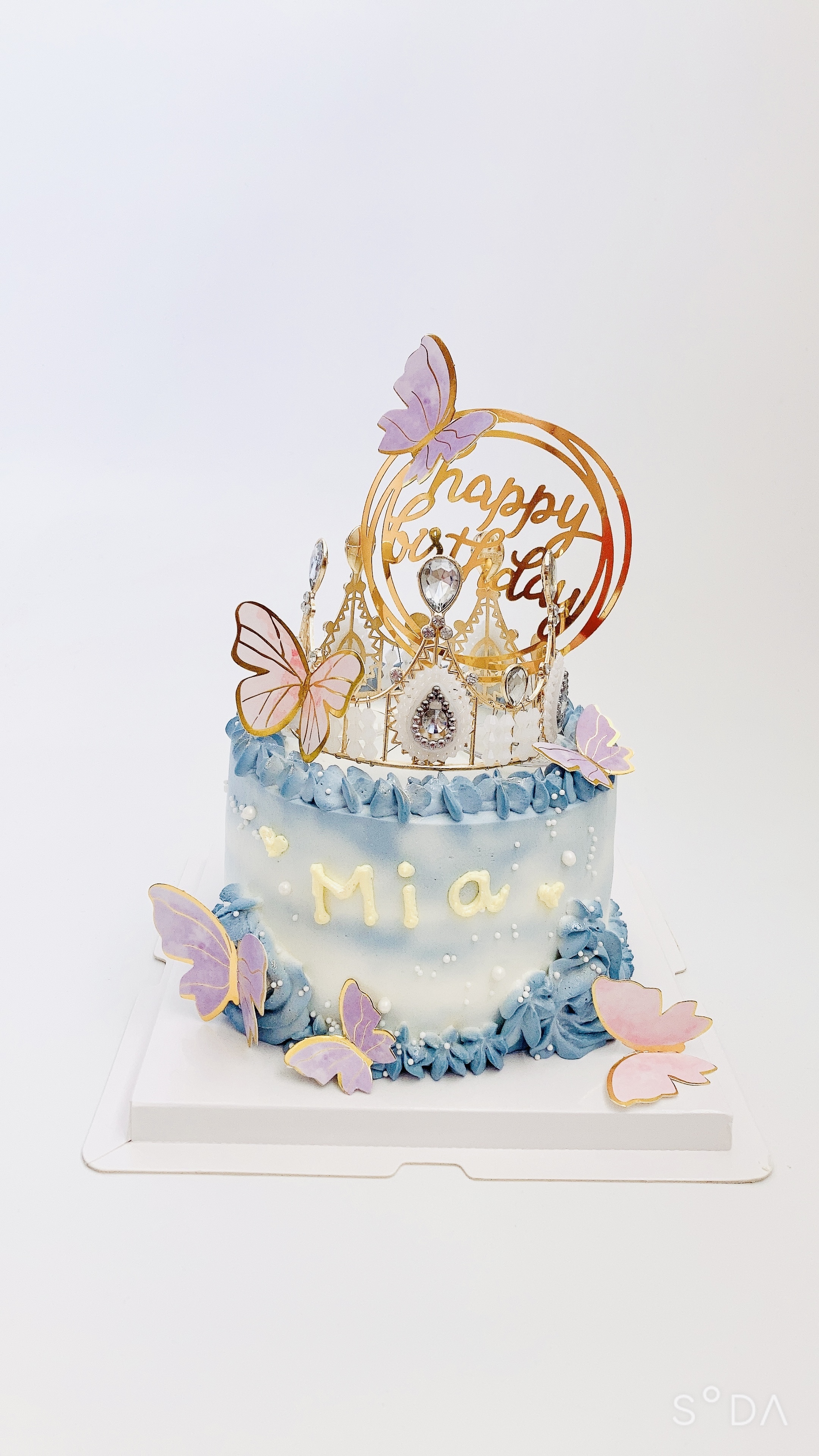 皇冠玫瑰蝴蝶款