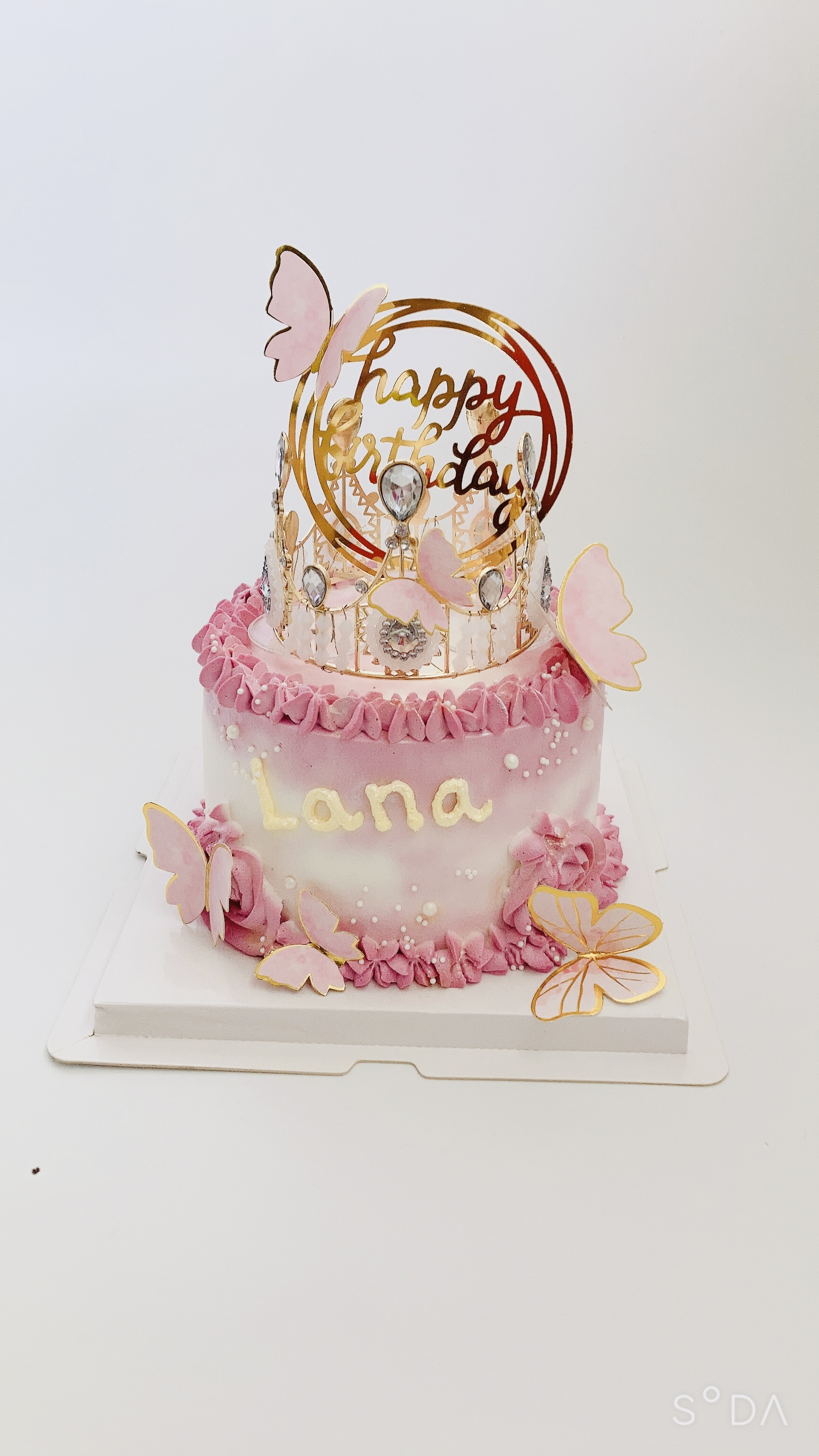 皇冠玫瑰蝴蝶款