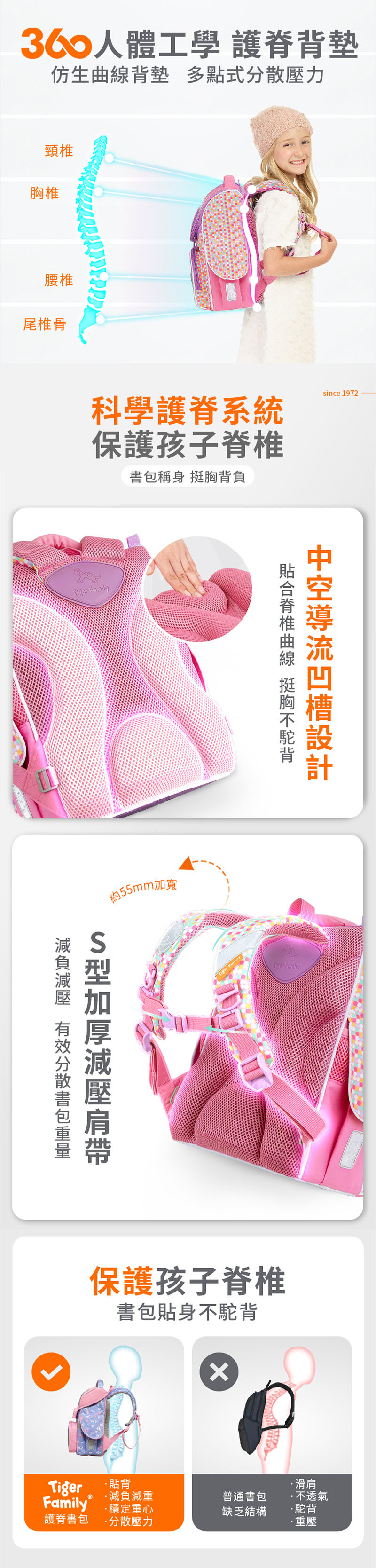 Tiger Family - 小貴族超輕量護脊書包-飛天馬(安全燈)-(贈品：聯名款文具2件(鉛筆盒+便當袋)-水晶慶典+註冊送課程券)-花色送完以其他樣式替代 不另行通知