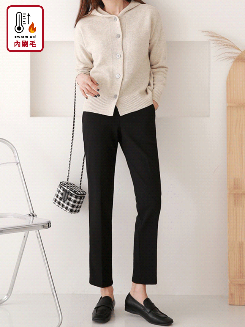 [現貨] 收腹高腰螞蟻腰窄管褲 [ 2色 / S,M,L ]