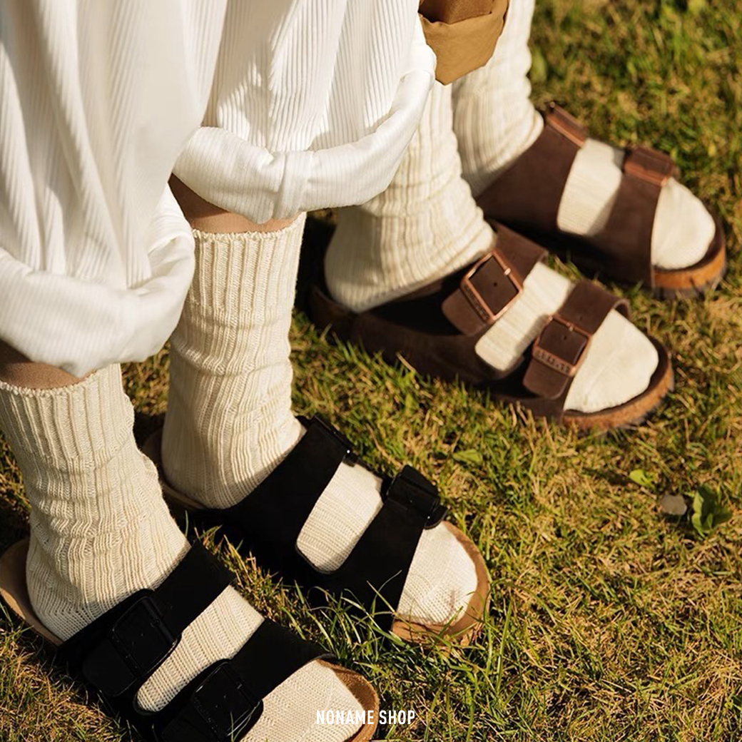 SHARE 工裝針織襪 純棉 針織柔軟 工裝襪 中筒襪 襪子