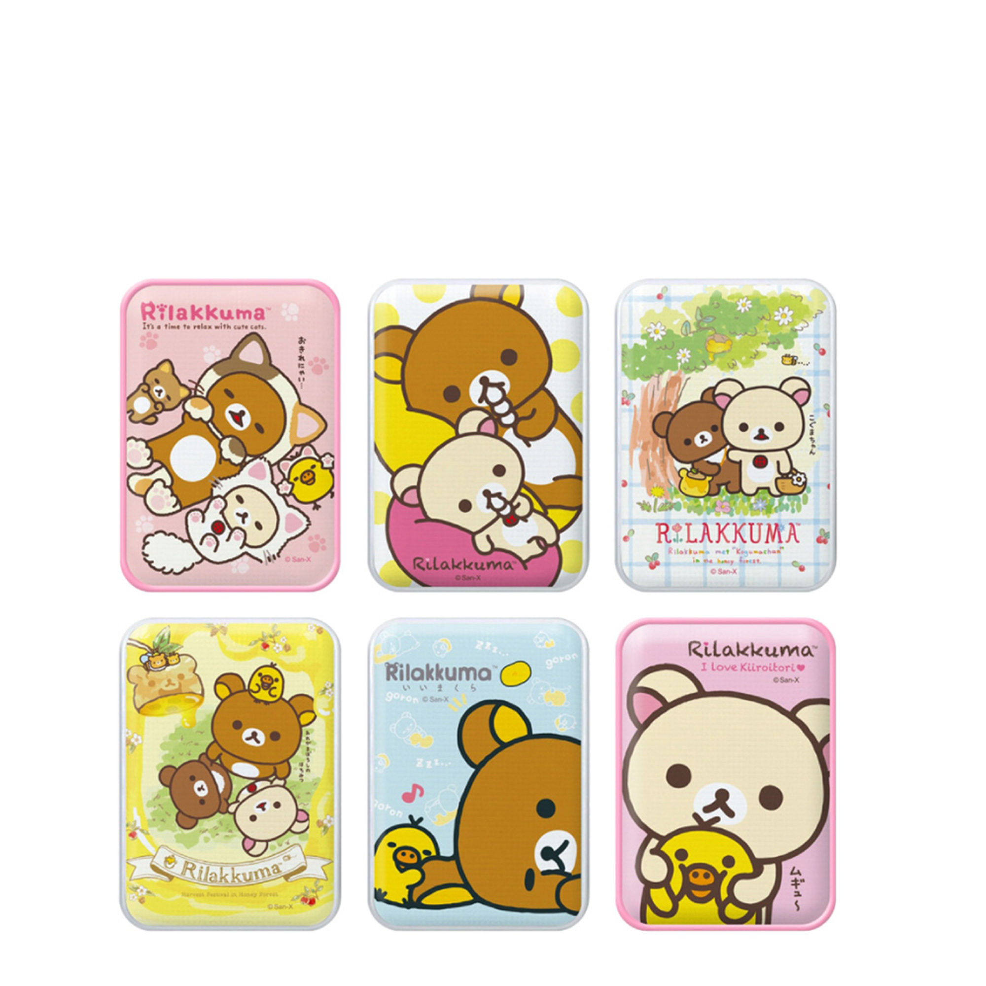 【Rilakkuma 拉拉熊】小格紋 13000mAh Type-C雙向快充行動電源