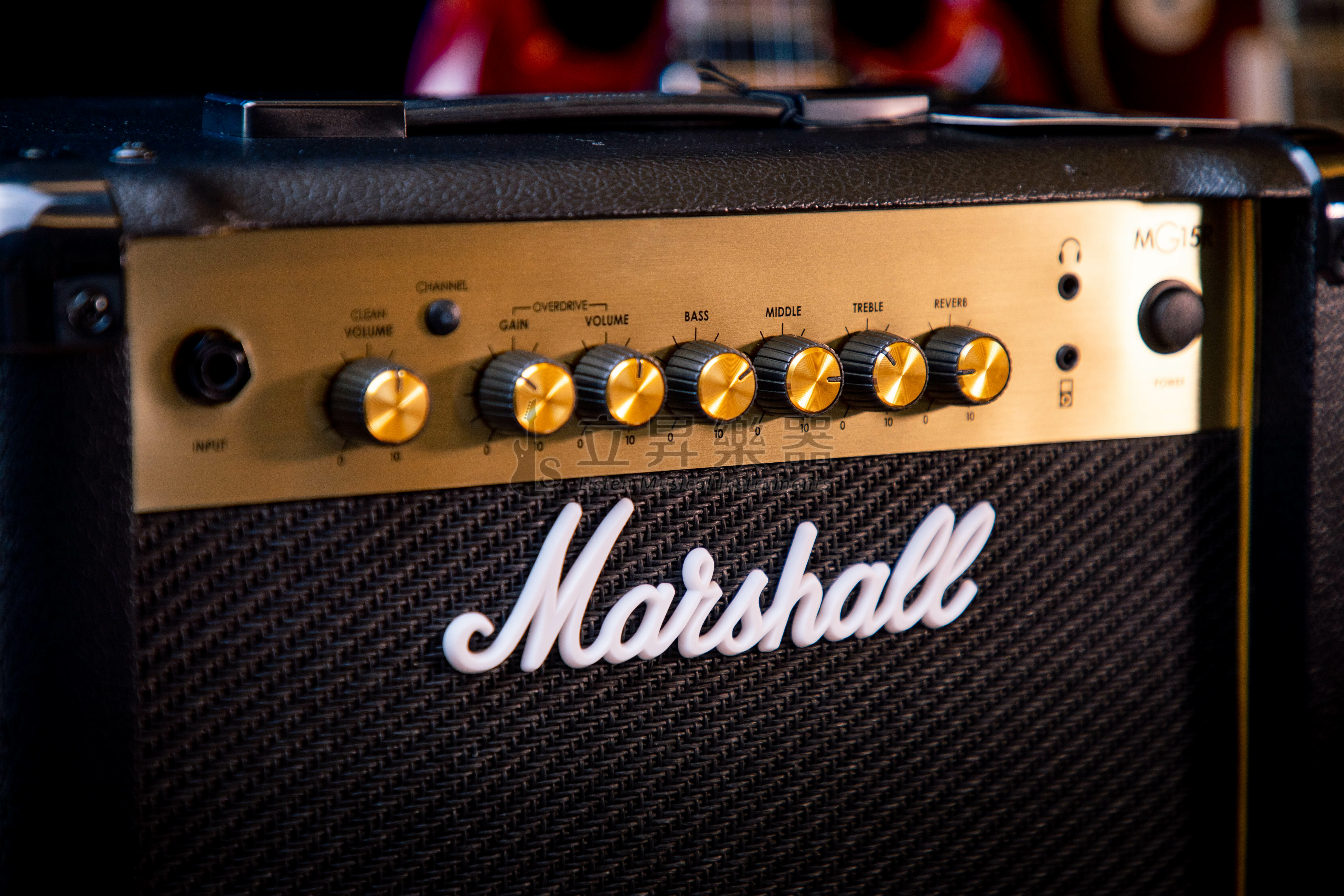 [全新推出] Marshall MG15R MG15GR 15瓦電吉他音箱 內建Overdrive/Reverb