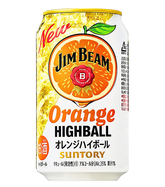 Jim Beam Highball Can (Orange Highball) 350mL