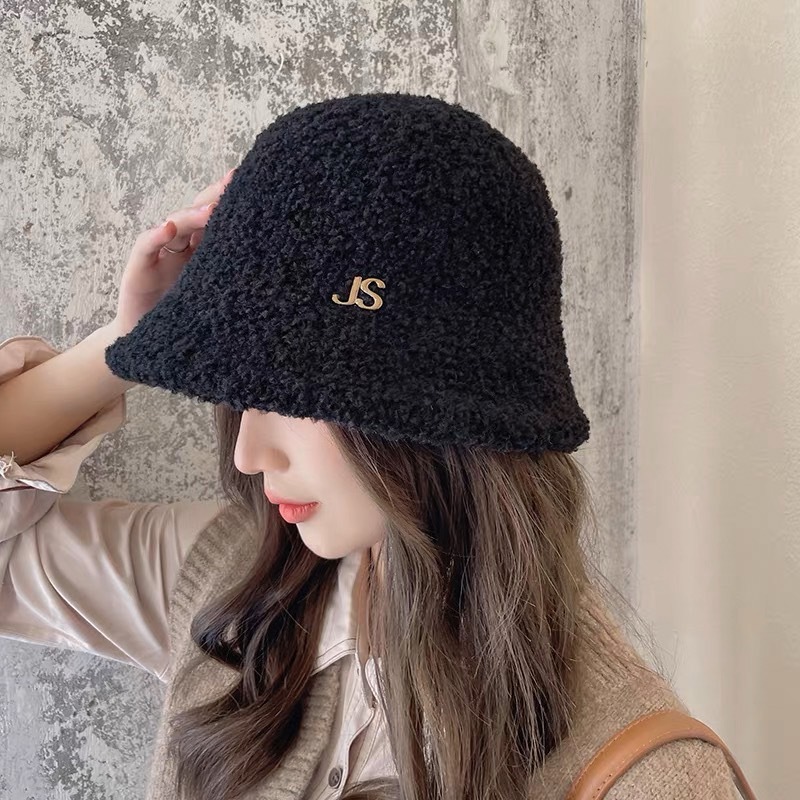 JS羊羔毛漁夫帽/三色