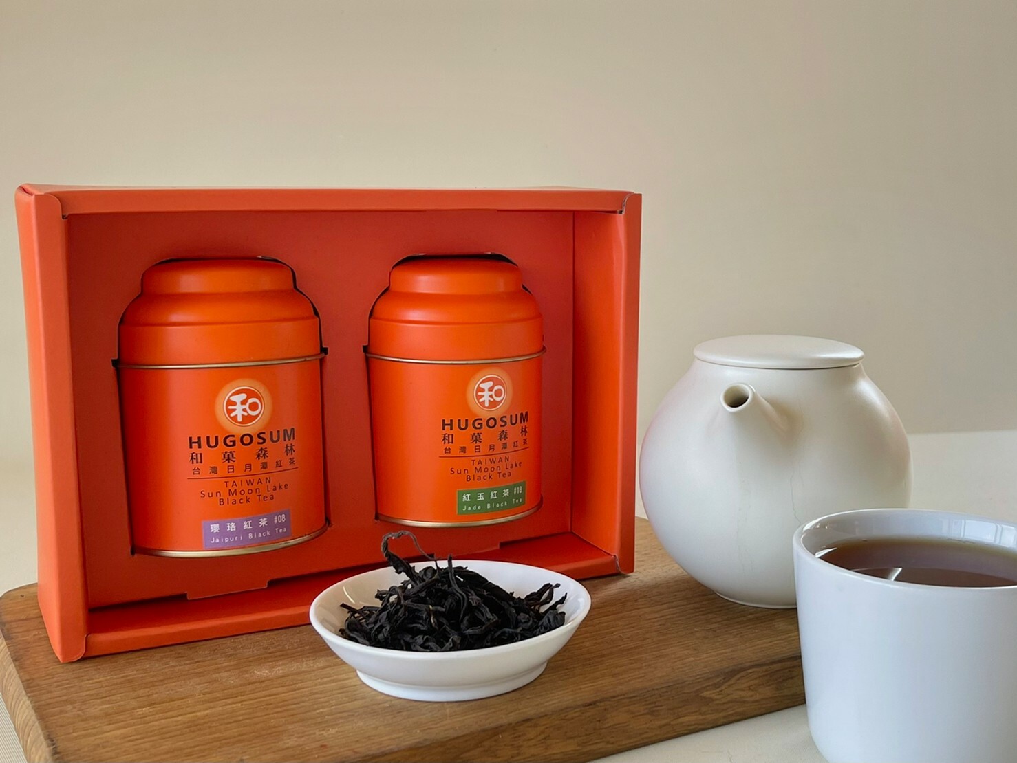 Hugosum和菓森林-台灣小二紅茶葉禮盒_珞玉