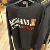 [S] MOSCHINO UNDERBEAR SWEATSHIRT,BLACK, 1T1701-8112-0555 (SM323)