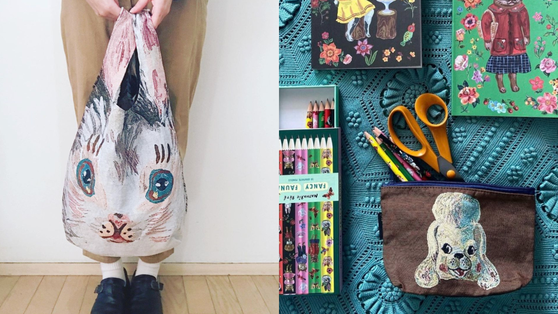 Nathalie Lete,娜塔莉,unicom,日本雜貨,藝術家,socks appeal,托特包,文青小物, 文青風,法式