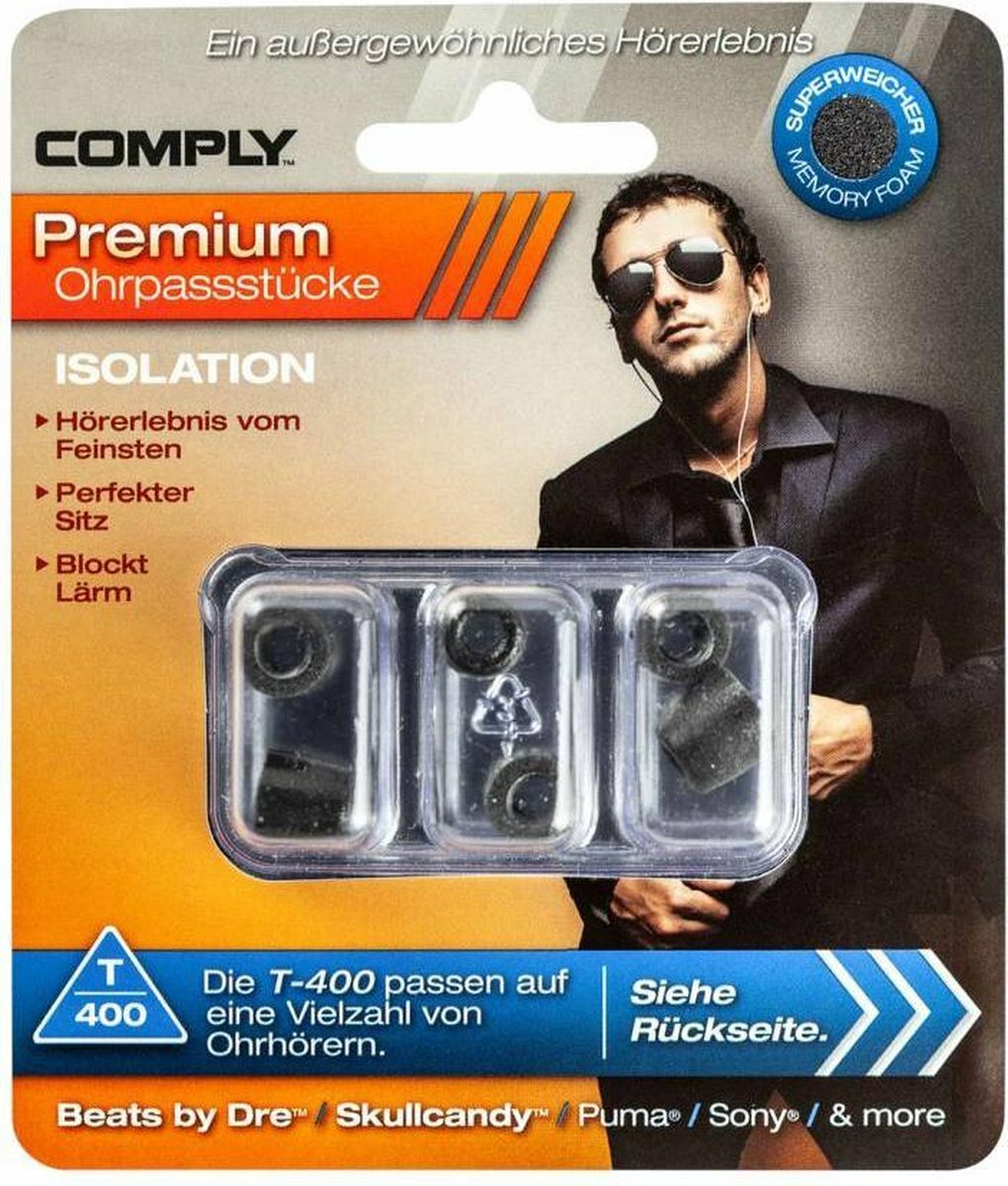 Comply Isolation T-400 L Black – Italia