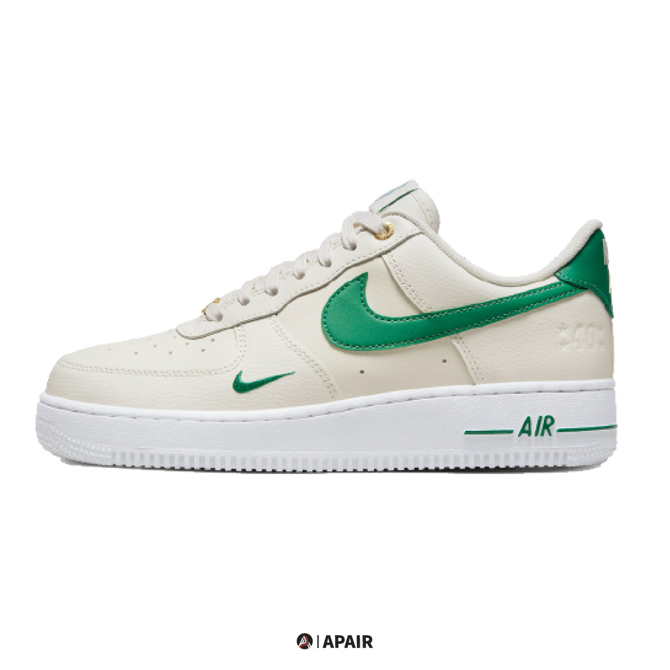 【APAIR】現貨 Nike Air Force 1 “Malachite” DQ7582-101女款/DQ7658-101男款 米白綠 40週年