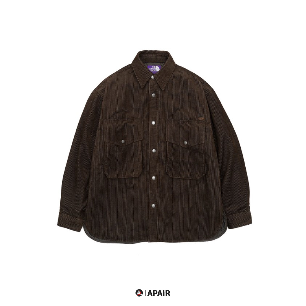 【APAIR】預購 The North Face Corduroy Insulation Shirt Jacket 燈芯絨 復古外套 紫標 NY2260N