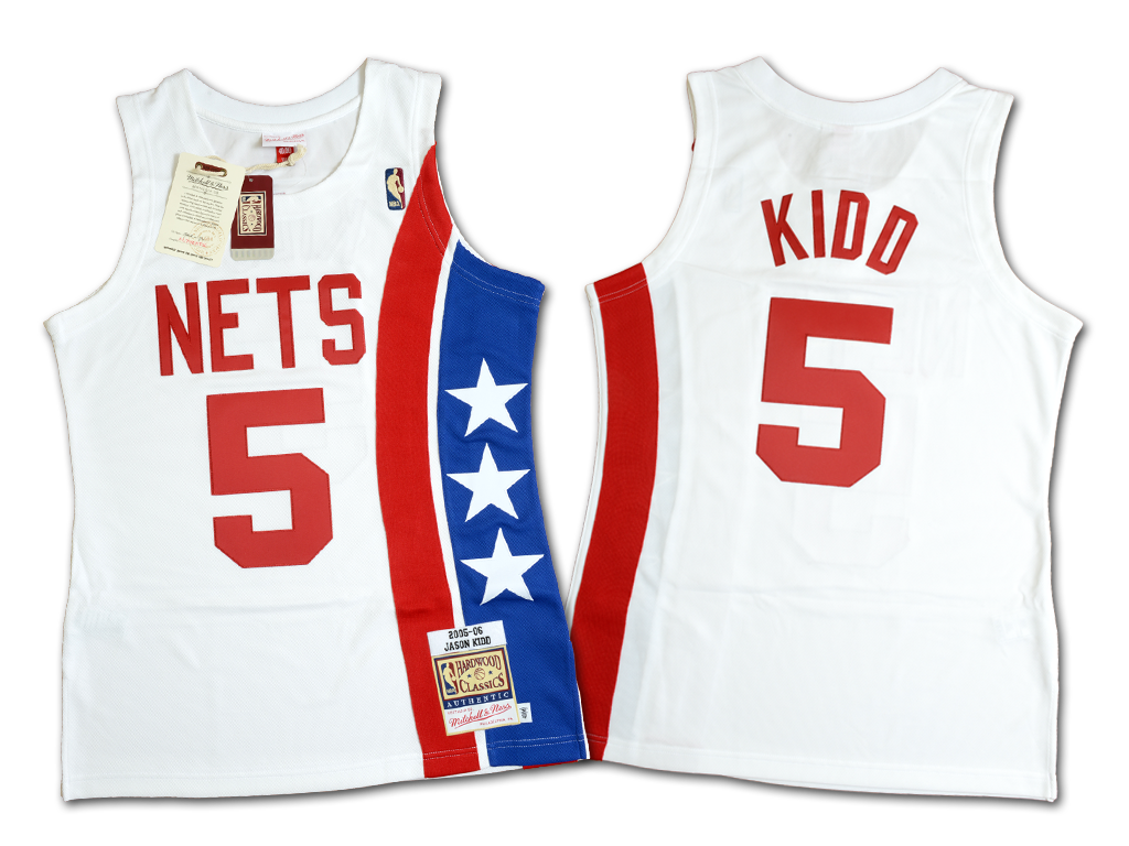 Mitchell & Ness 紐澤西籃網隊 Jason Kidd 2005-2006 復刻 球員版球衣