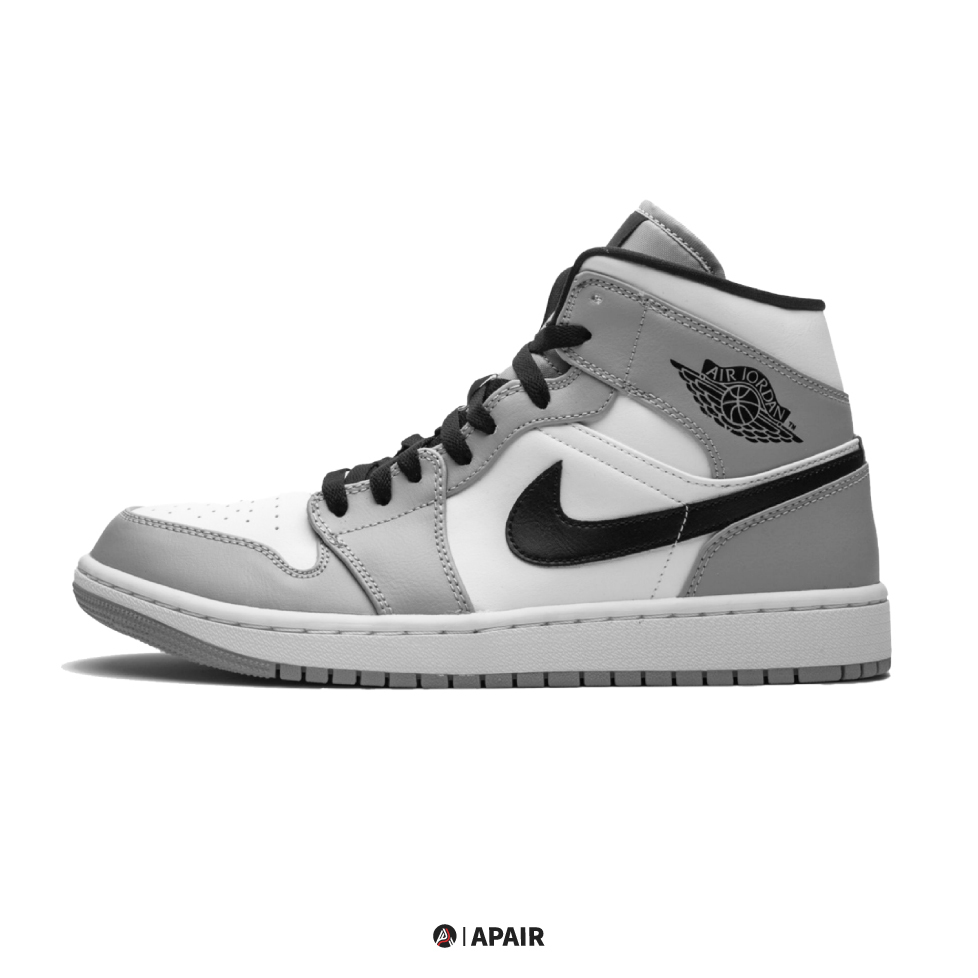 【APAIR】預購 Nike Air Jordan 1 Mid Light Smoke Grey '' 灰白 煙灰 男款 554724-092