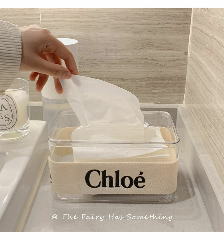 《1468》小紅書CHLOE透明面紙盒