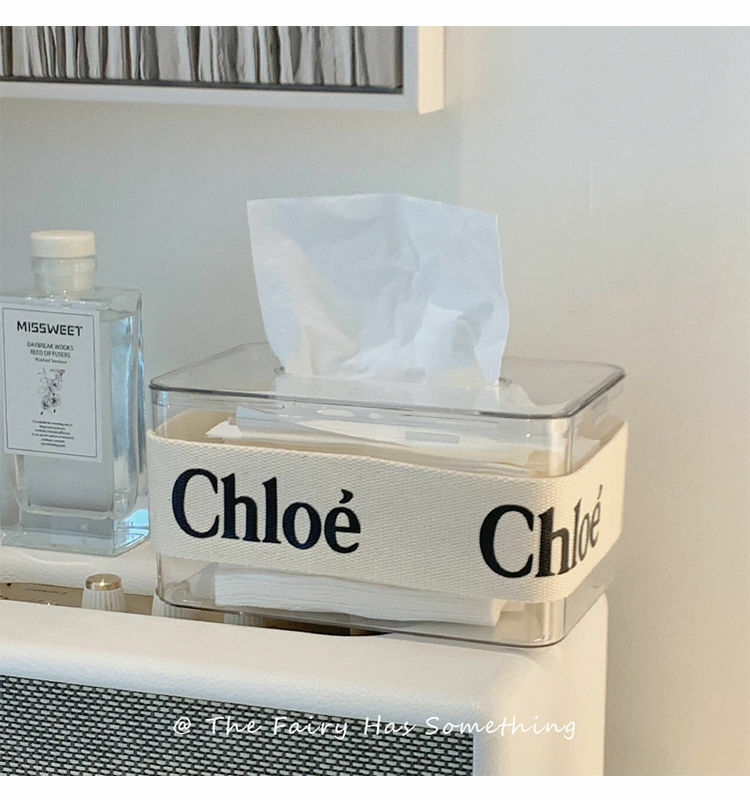 《1468》小紅書CHLOE透明面紙盒