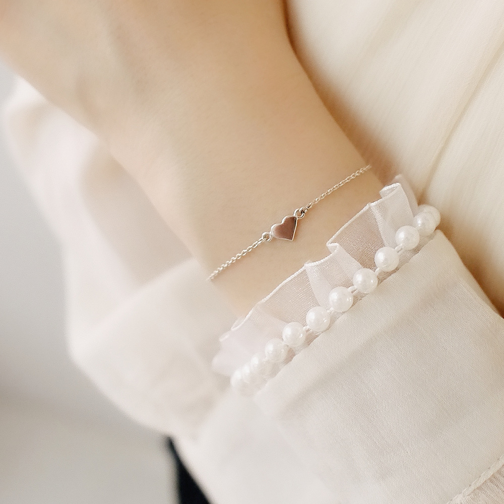 Love愛心純銀手鍊(大人小孩款)/SB038