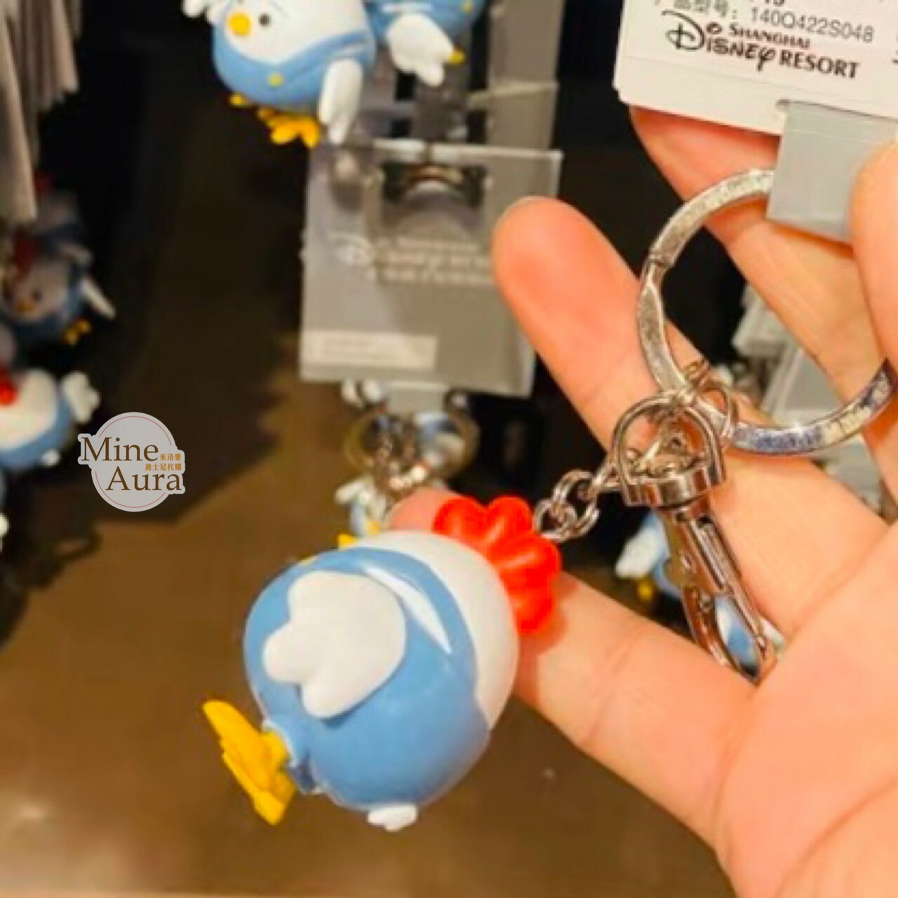 艾爾玩具店 公雞 立體 鑰匙圈 吊飾 玩具總動員 Toy Story -上海迪士尼樂園