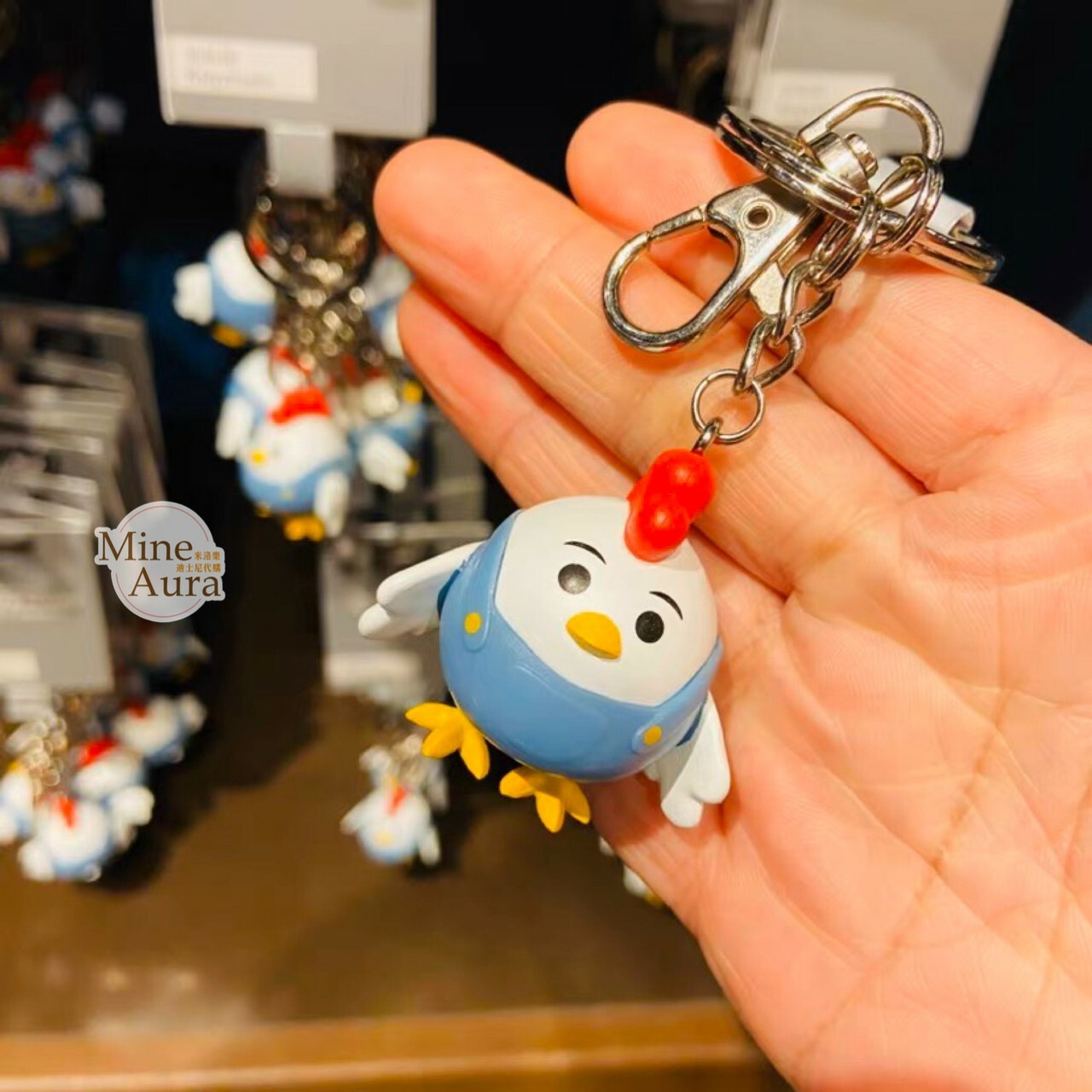 艾爾玩具店 公雞 立體 鑰匙圈 吊飾 玩具總動員 Toy Story -上海迪士尼樂園