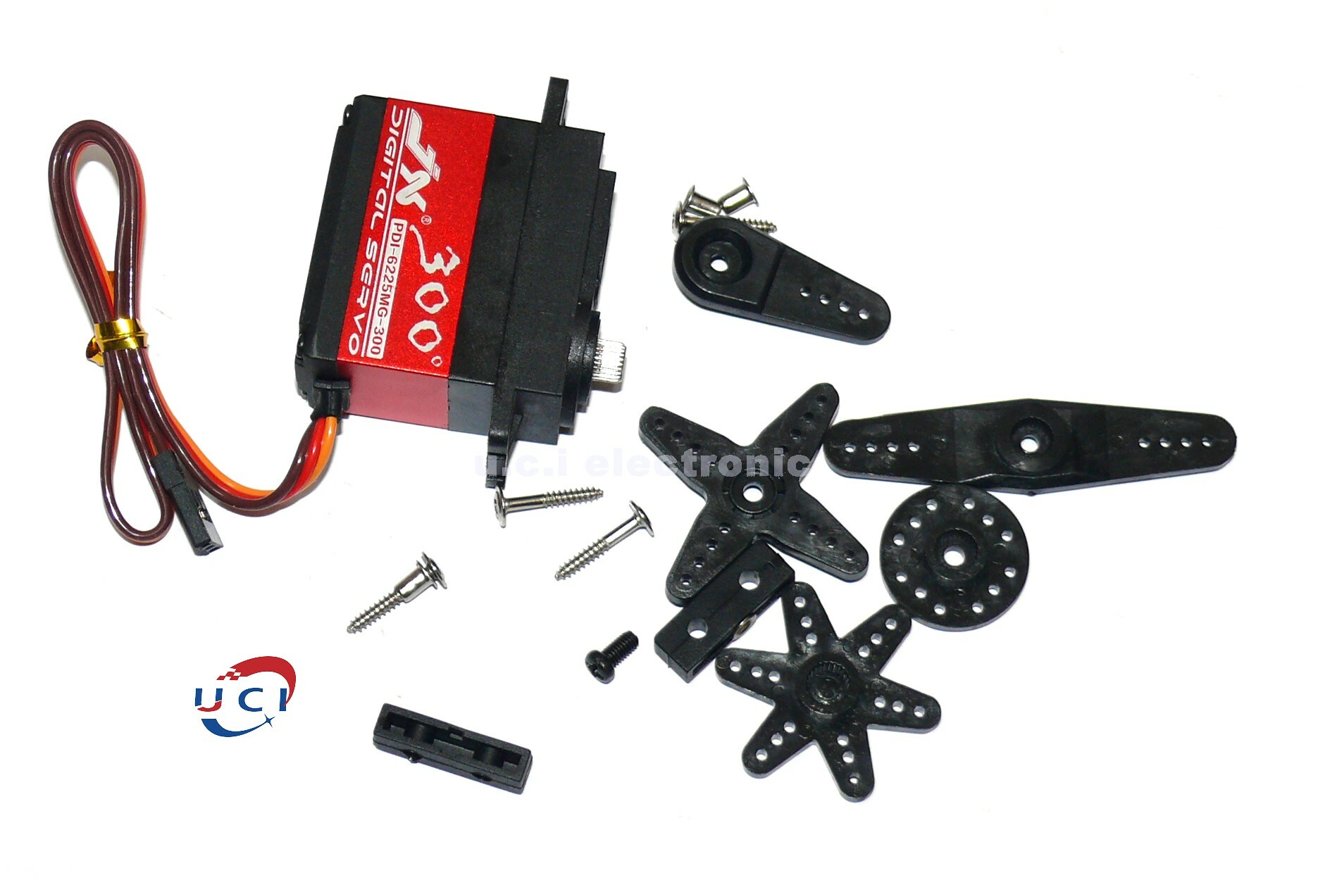 【UCI電子】(L-34)  JX舵機 JX Servo PDI 6225MG 300度25大扭力金屬舵機 伺服馬達