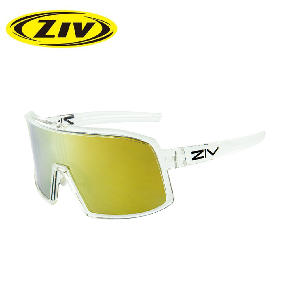 ZIV S116048 BLADE太陽眼鏡 亮透明框/茶電古銅金 超輕/超彈力/防撞/抗UV 42ZS116048