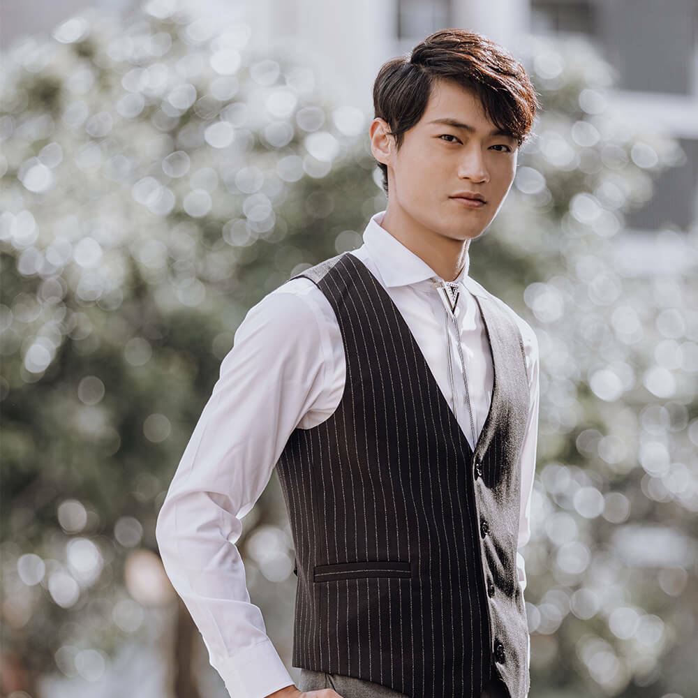 幾何三角形保羅領帶/BoloTie/美式領帶－快速出貨