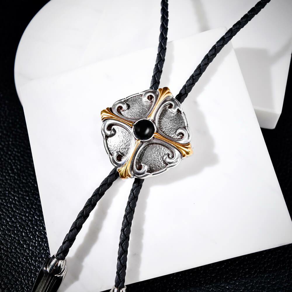 紳士鳶尾花系列保羅領帶/BoloTie/美式領帶－快速出貨