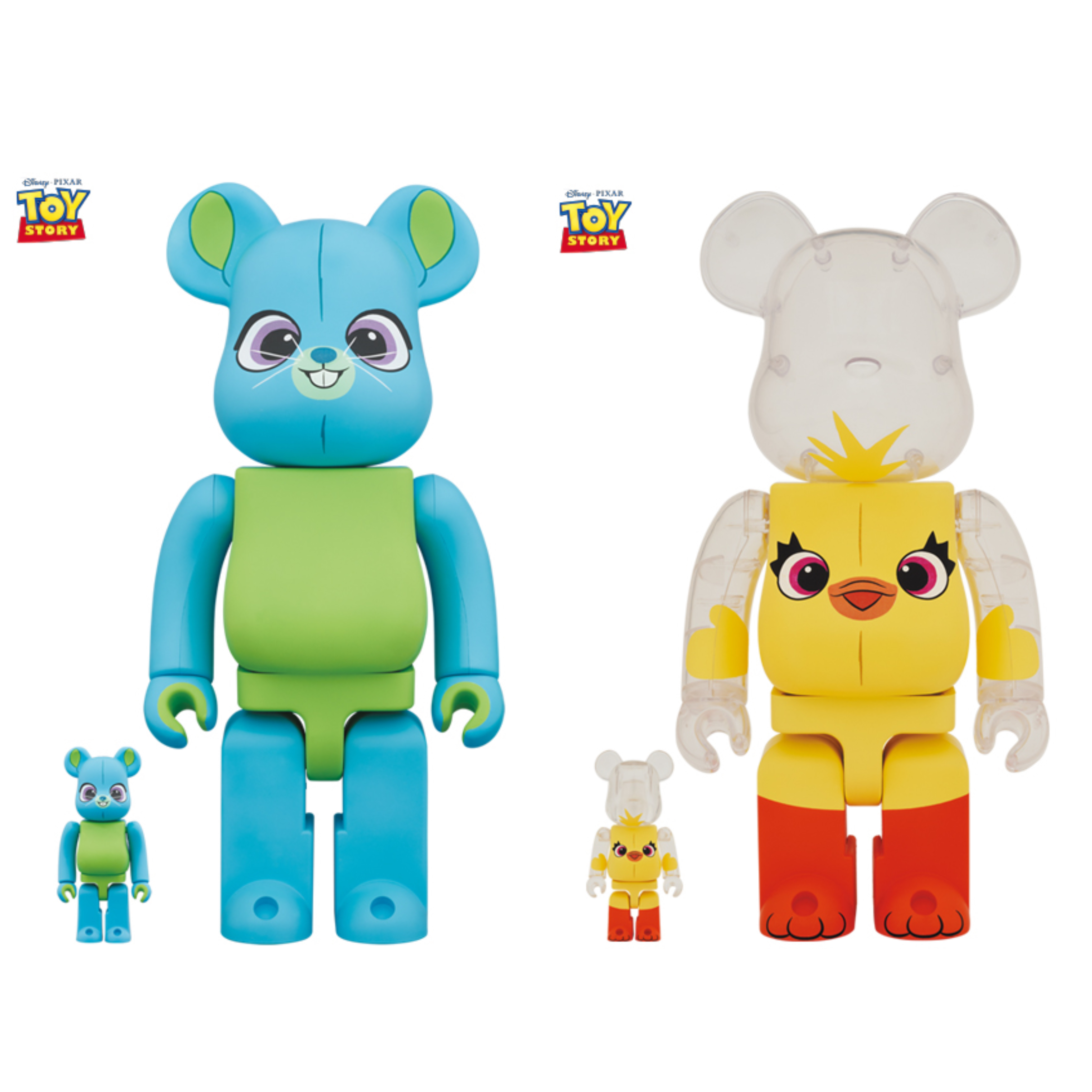 Bearbrick 400% 100% bunny ducky set of 4