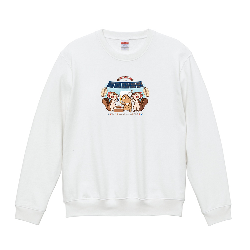 HOSE潮T | 爆肝嚴選|水豚君大學T(水豚君與松鼠)