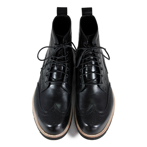 FootPrint M1128 Black Leather Boots
