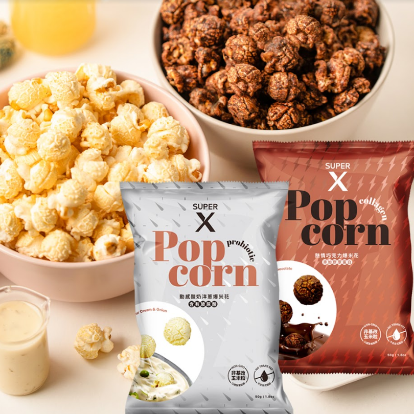 AQUAGEN綜合4入迷你禮物箱+爆米花5入組(免運組)