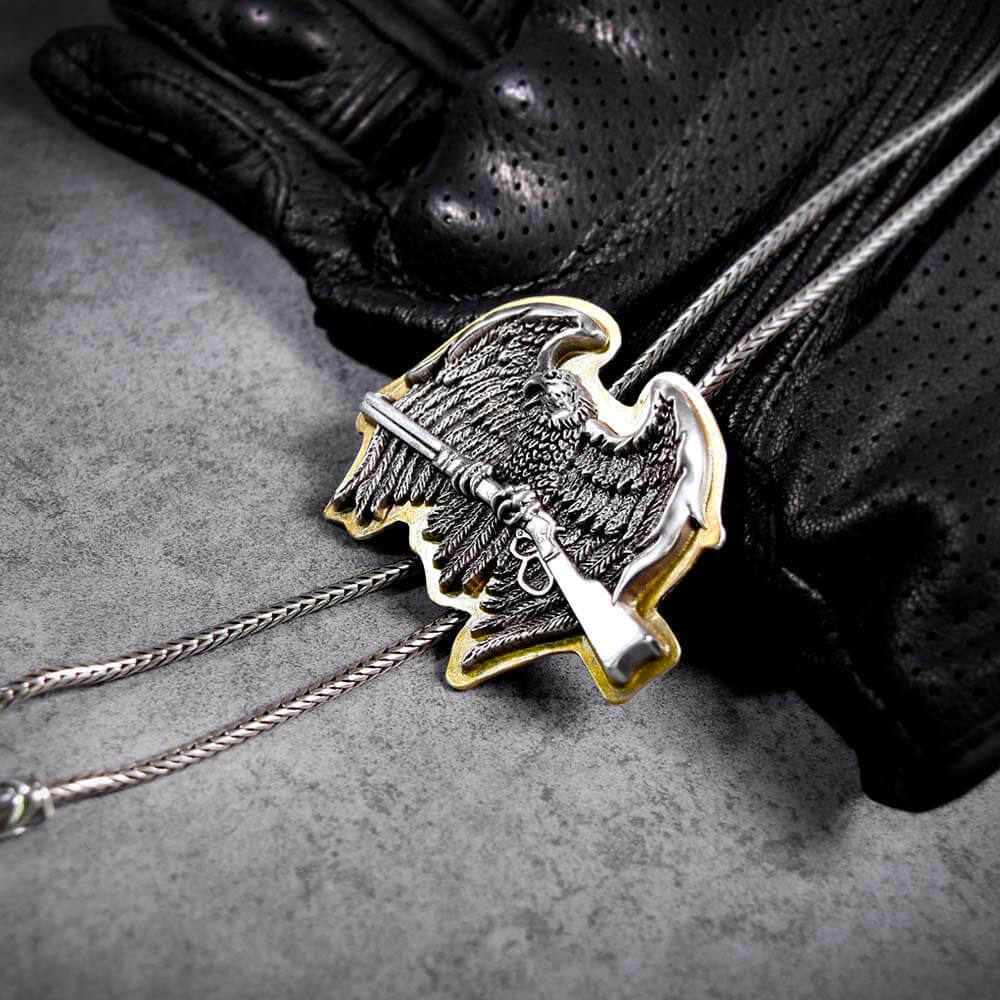 捍衛戰士保羅領帶/BoloTie/美式領帶(金屬繩款)－快速出貨