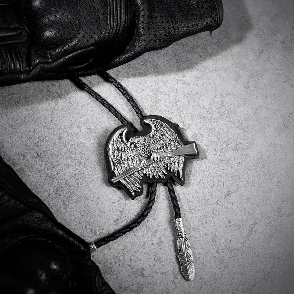 捍衛戰士保羅領帶/BoloTie/美式領帶(皮繩款)－快速出貨