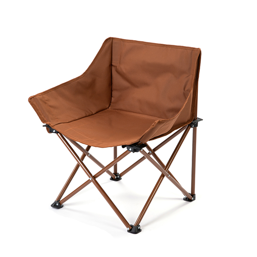 戶外休閒摺疊椅(附袋) 咖啡 露營/休閒/戶外/野餐 54CTB72510
