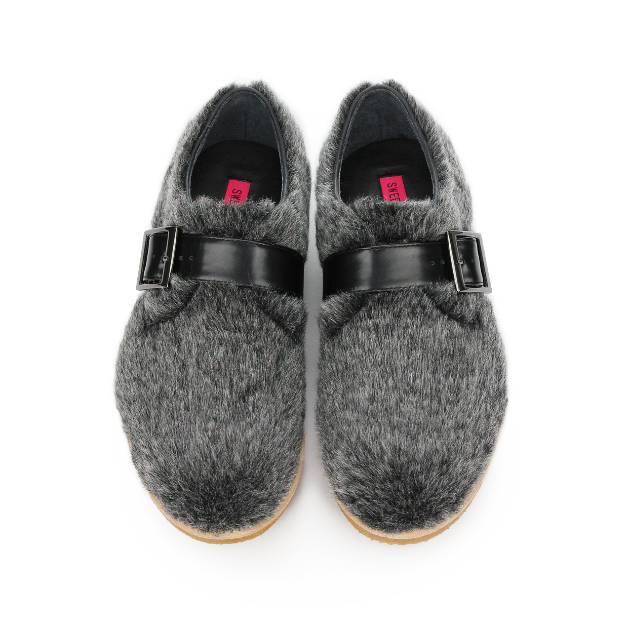 RATTLESHIRT M1146 Metallic Fur Shearling Sneakers