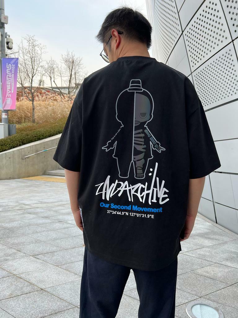 現貨 This is not a joke x 2nd ARCHIVE crossover 反光tee