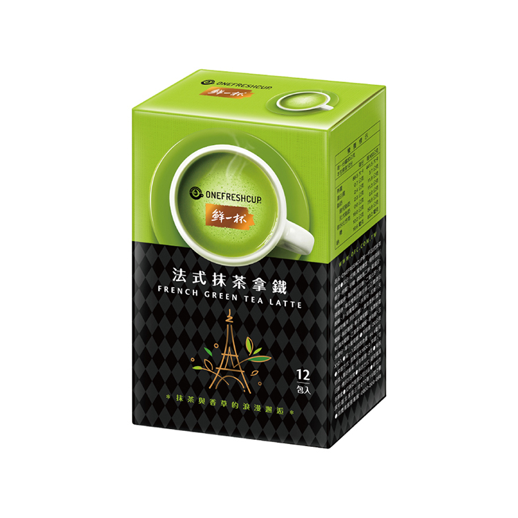 【鮮一杯】法式抹茶拿鐵 (12入/盒)