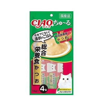 CIAO 綜合營養食 鏗魚味 (14gx4支裝)【$100 X 7 包】【可混合其他口味】