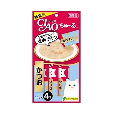 CIAO醬捧 鰹魚(14gx4支裝)【$100 X 7 包】【可混合其他口味】