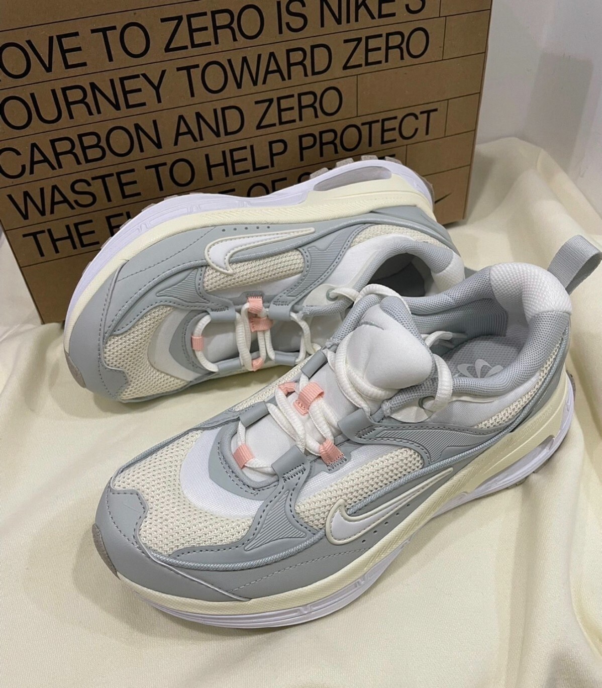 Nike Wmns Air Max Bliss 奶油白 寶寶藍 氣墊老爹鞋FB7170-111Dec lu