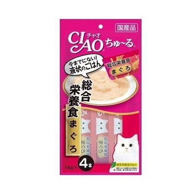 CIAO 綜合營養小食 - 吞拿魚味(15gx4支裝) 【$100 X 7 包】【可混合其他口味】