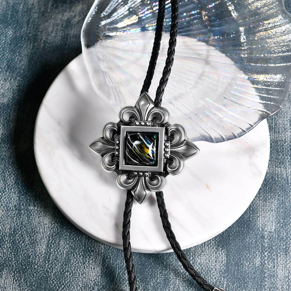 紳士鳶尾花保羅領帶/BoloTie/美式領帶－快速出貨